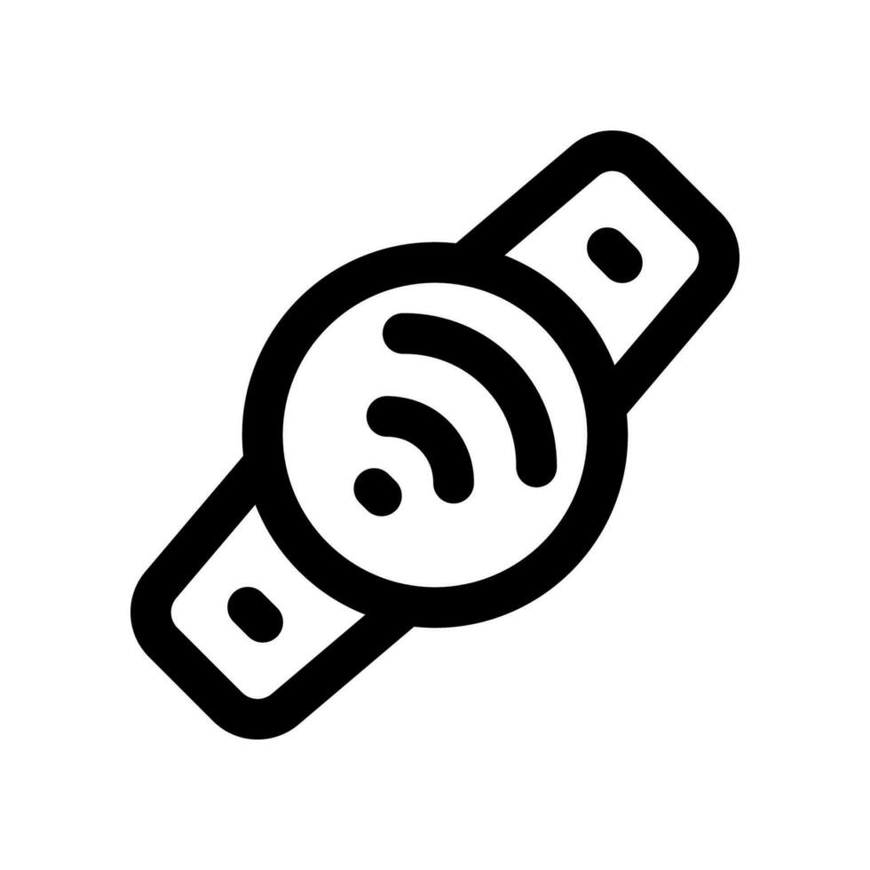 smartwatch line icon. vector icon for your website, mobile, presentation, and logo design.