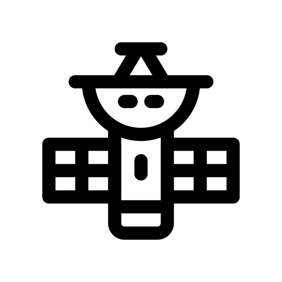 satellite line icon. vector icon for your website, mobile, presentation, and logo design.