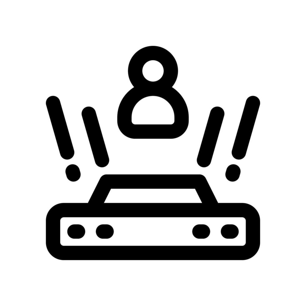 hologram line icon. vector icon for your website, mobile, presentation, and logo design.