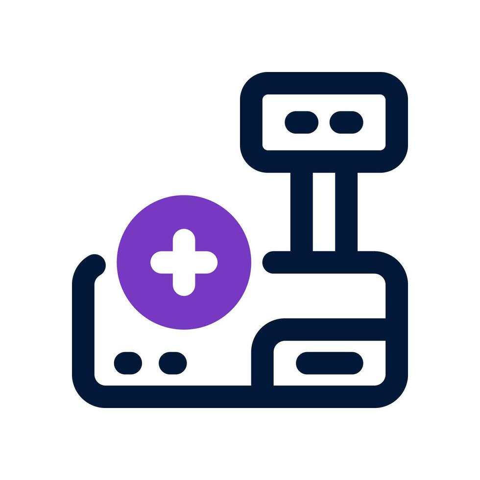 projector dual tone icon. vector icon for your website, mobile, presentation, and logo design.