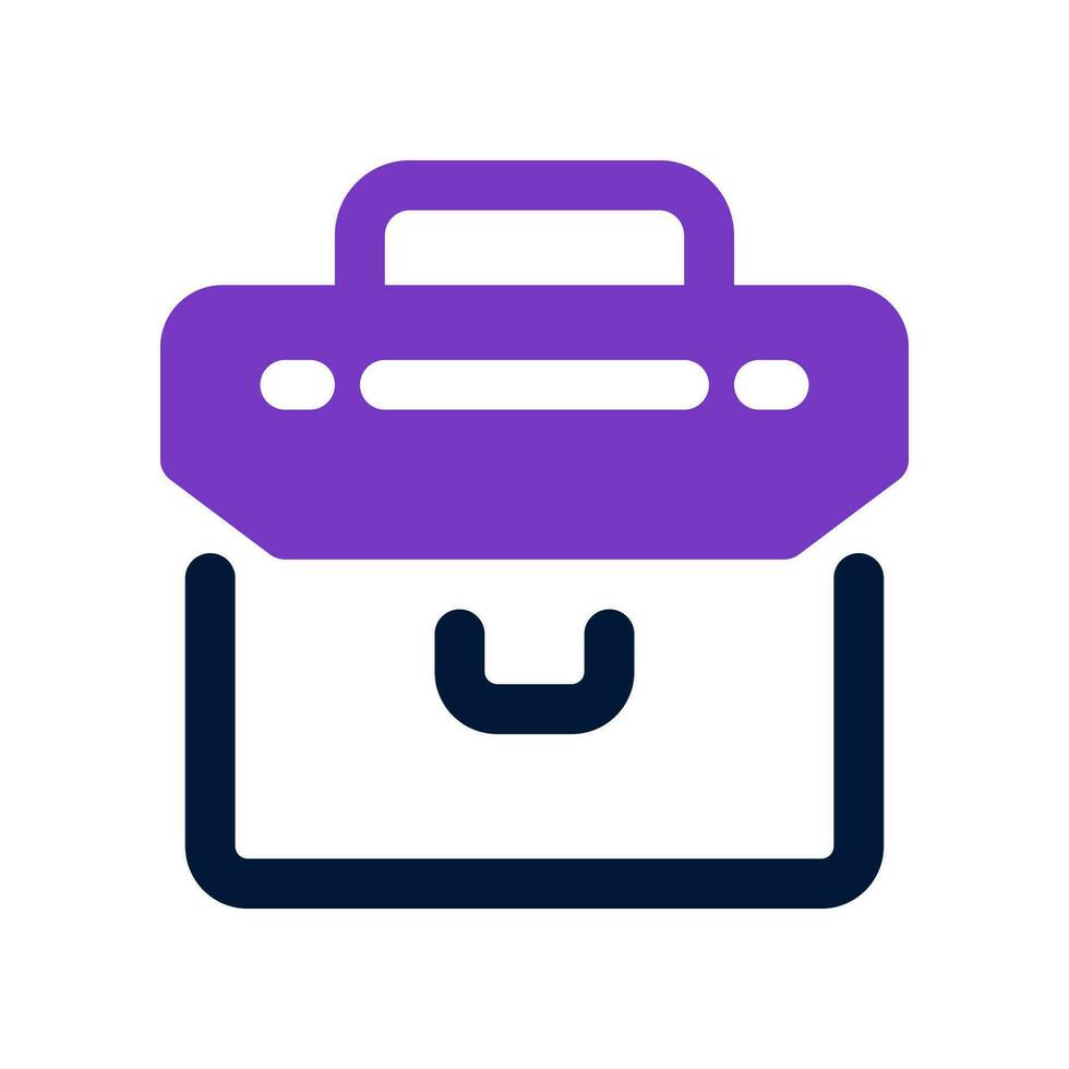 briefcase dual tone icon. vector icon for your website, mobile, presentation, and logo design.