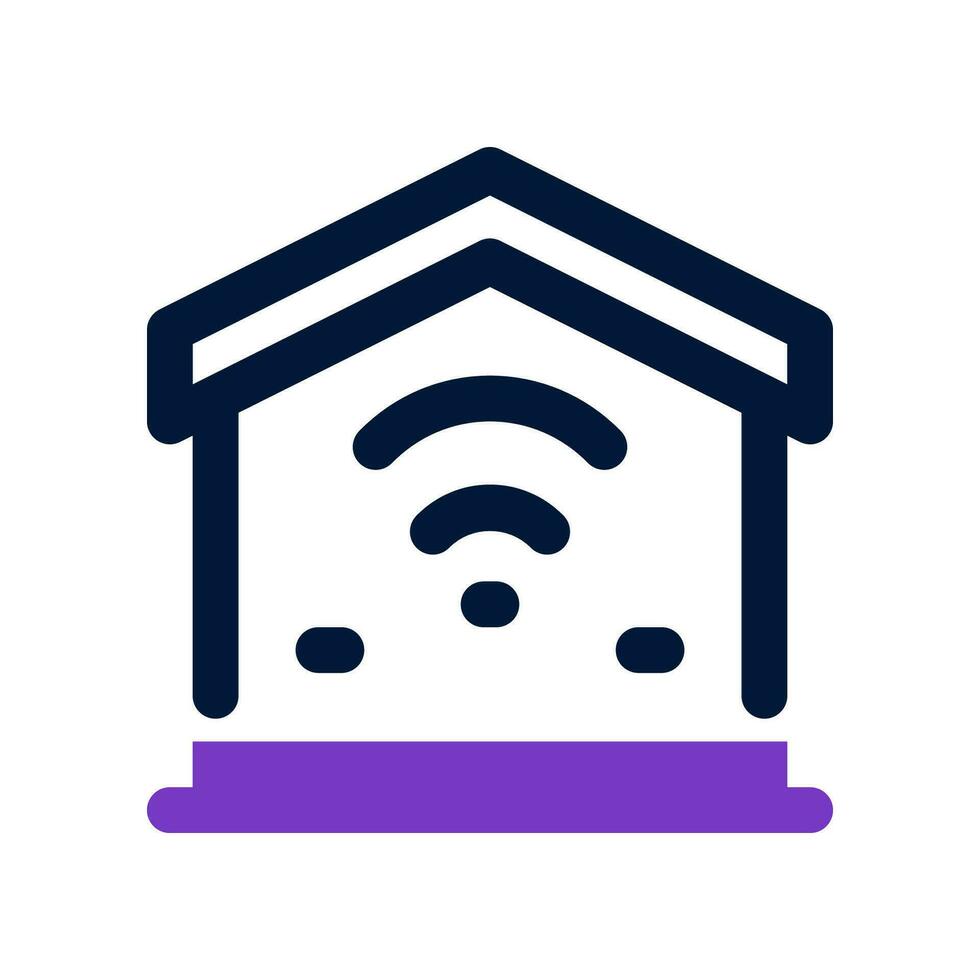 inteligente hogar doble tono icono. vector icono para tu sitio web, móvil, presentación, y logo diseño.