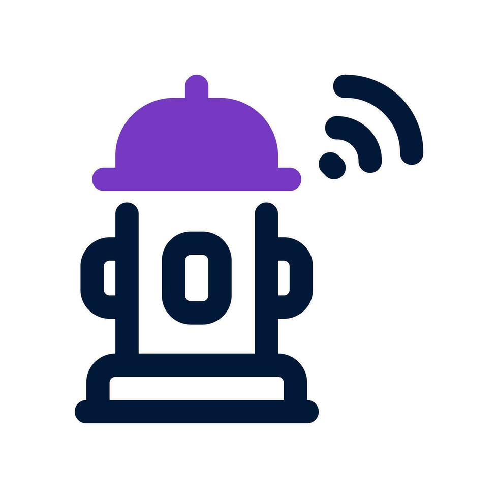 hydrant dual tone icon. vector icon for your website, mobile, presentation, and logo design.