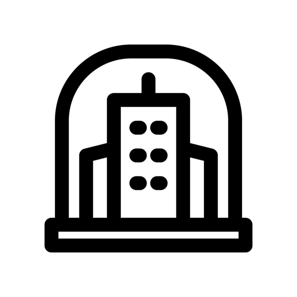 dome city line icon. vector icon for your website, mobile, presentation, and logo design.
