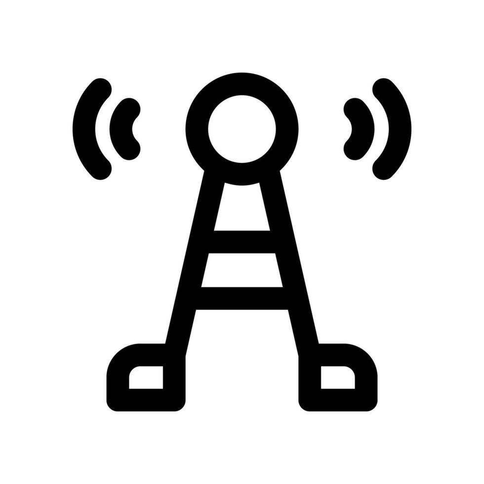 signal tower line icon. vector icon for your website, mobile, presentation, and logo design.