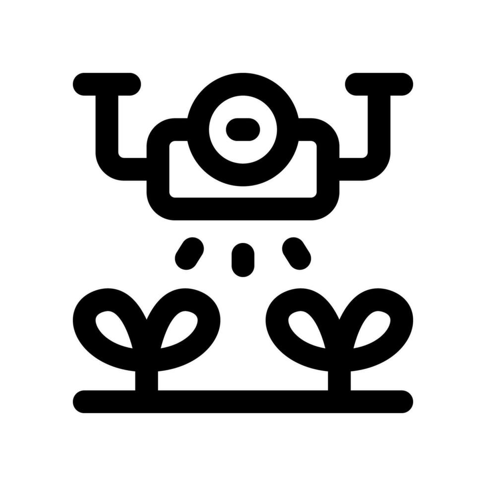 smart farm line icon. vector icon for your website, mobile, presentation, and logo design.