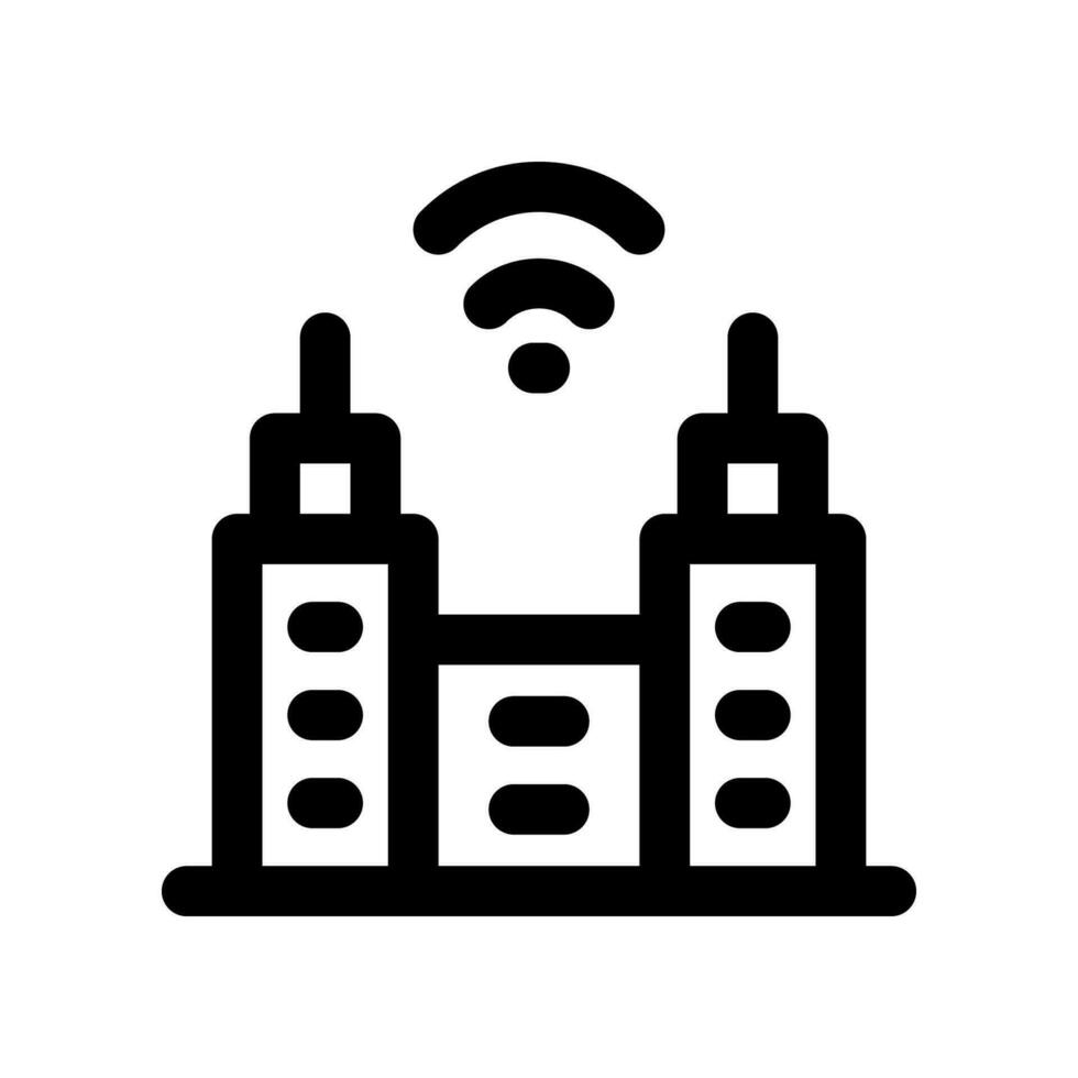smart city line icon. vector icon for your website, mobile, presentation, and logo design.