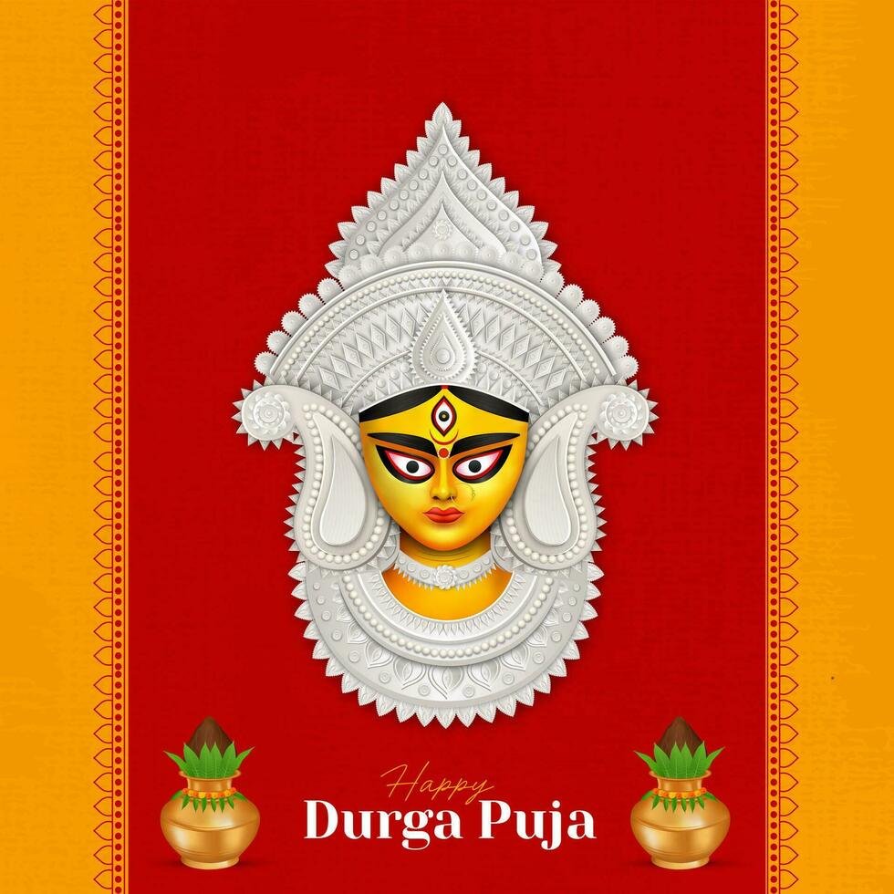 Durga Puja Sale Banner for Festival offer, Discount, Sales Tags Creative Design vector