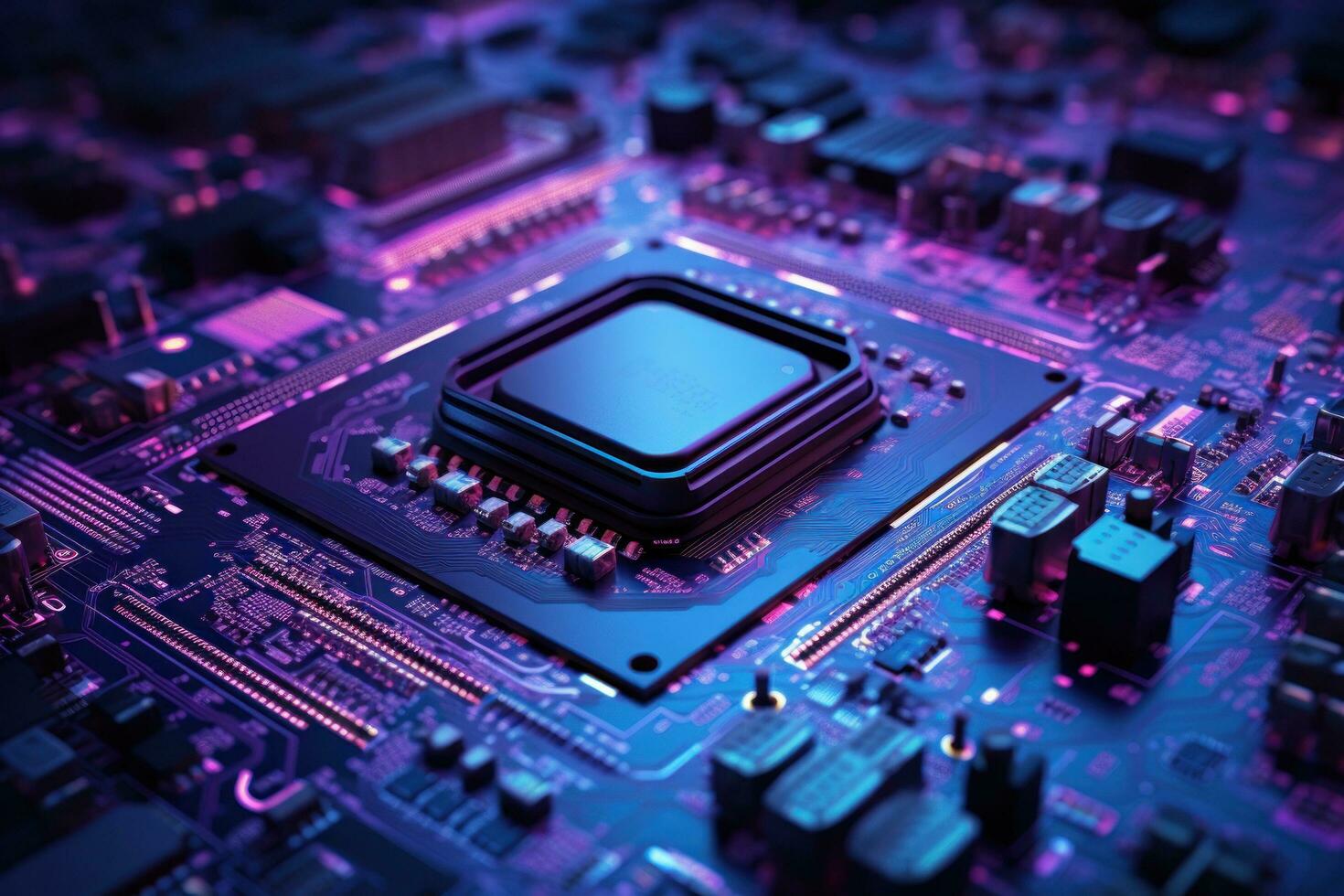 Electronic circuit board photo