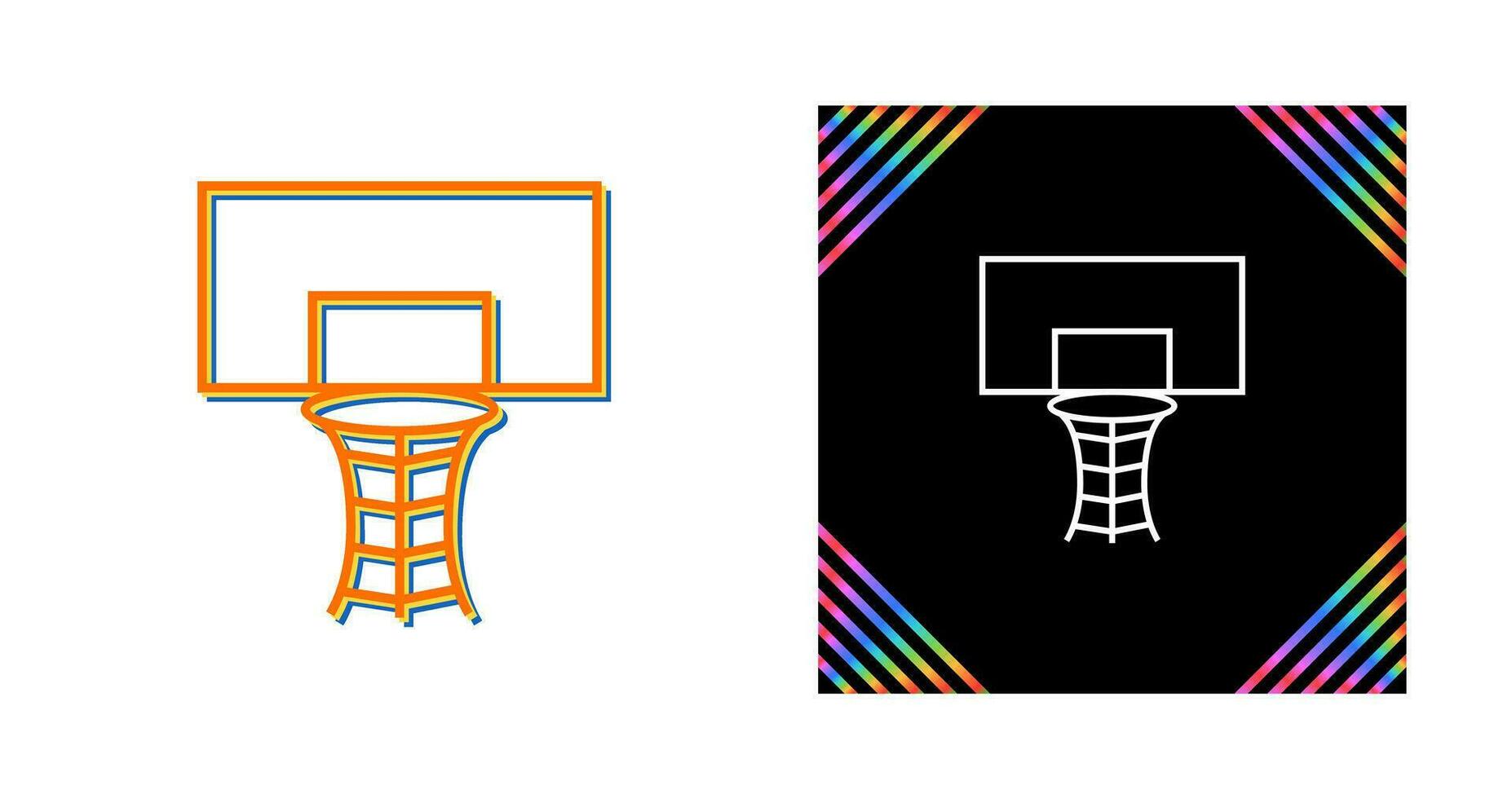 Basketball Hoop Vector Icon