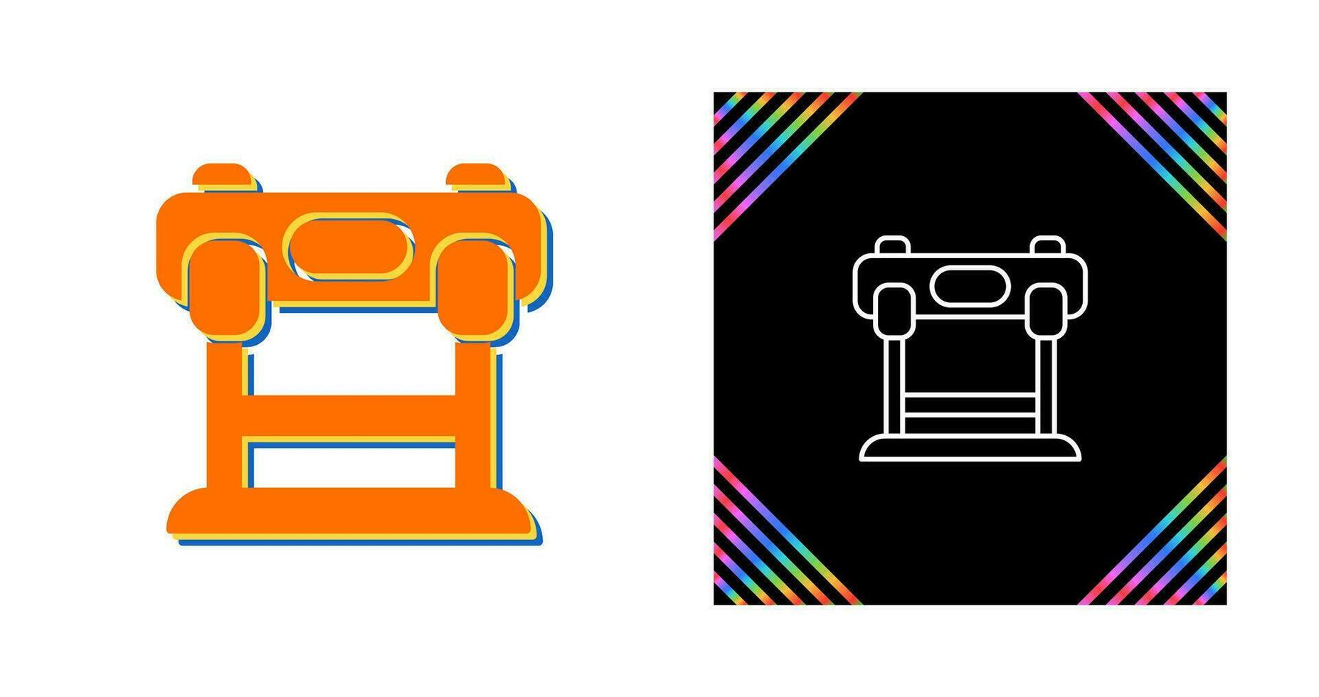 Hurdles Race Vector Icon