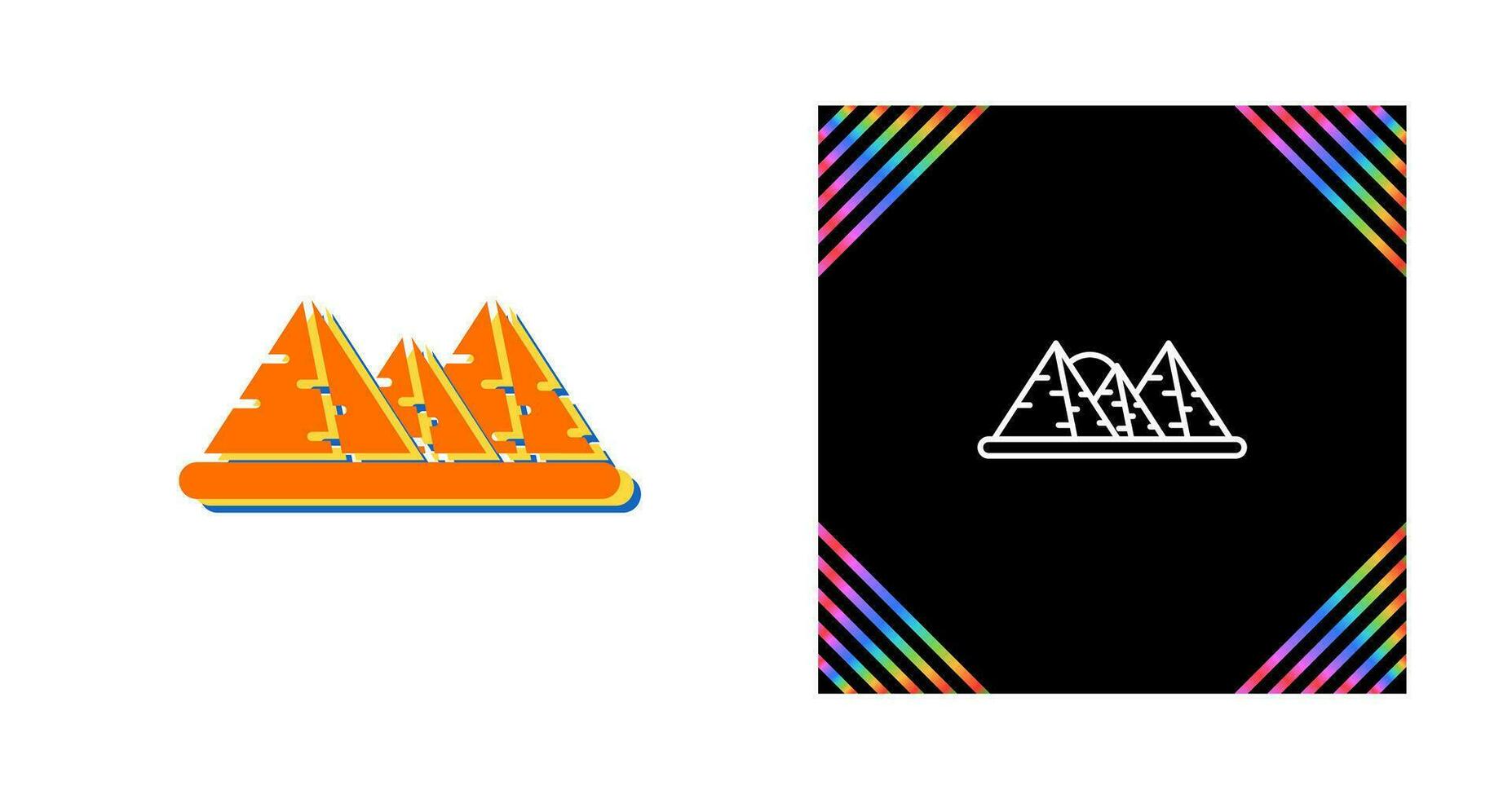 Pyramid Vector Icon