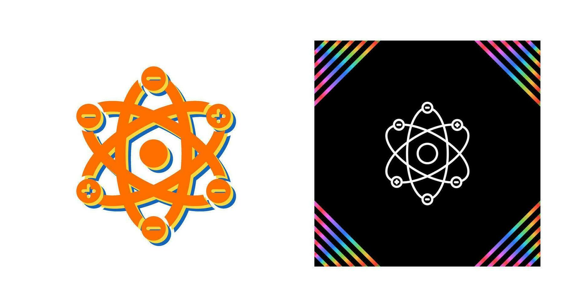 Atom Structure Vector Icon