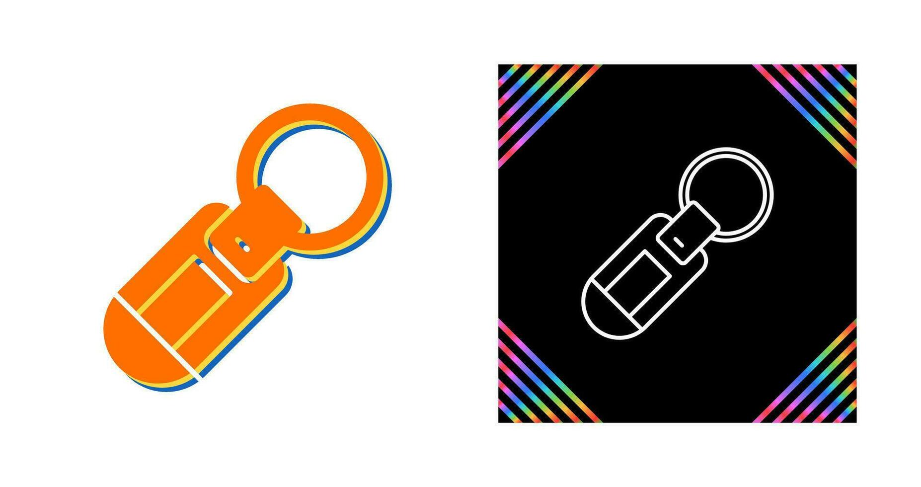 Keychain Vector Icon