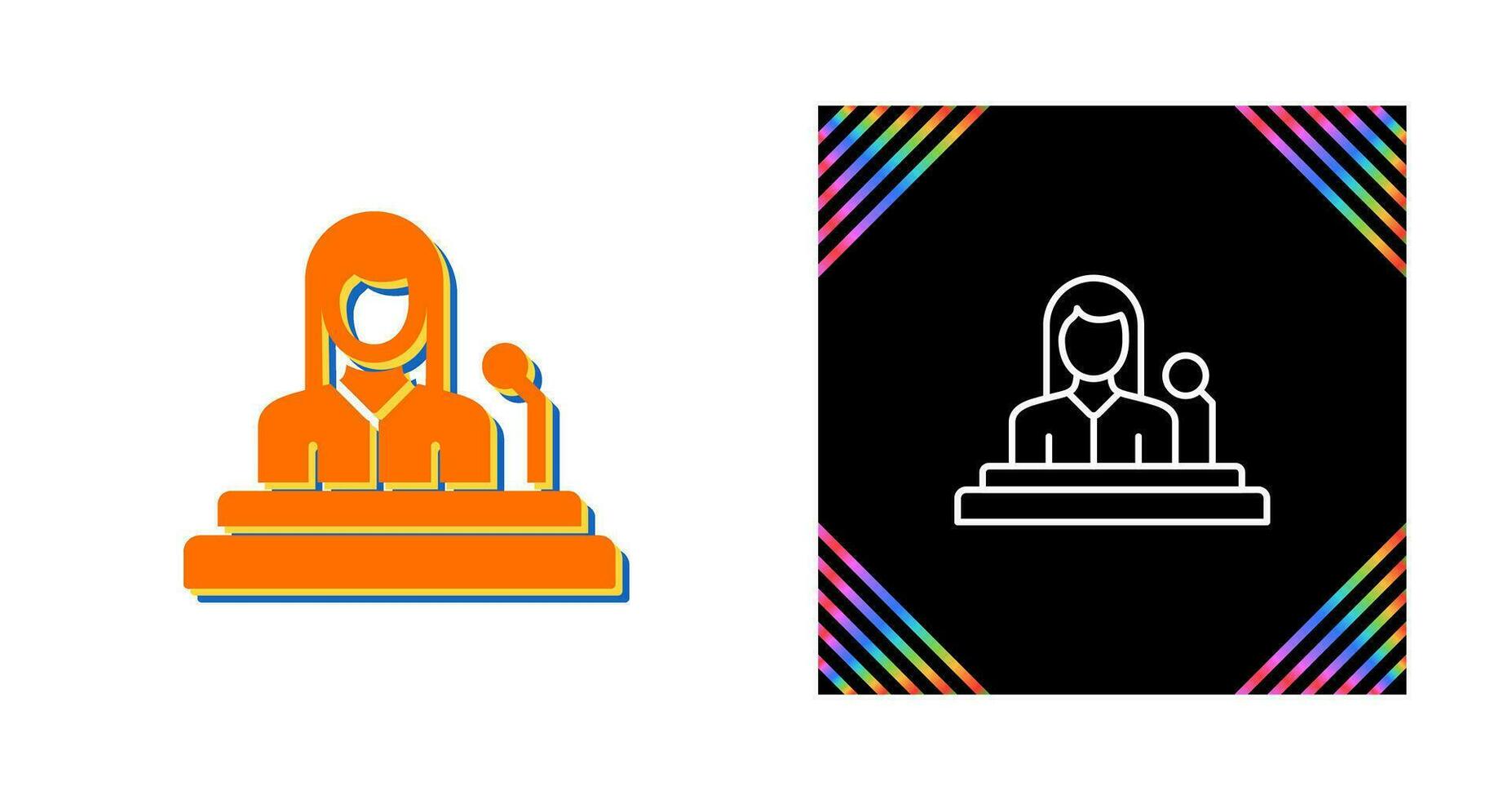 Lectern Vector Icon