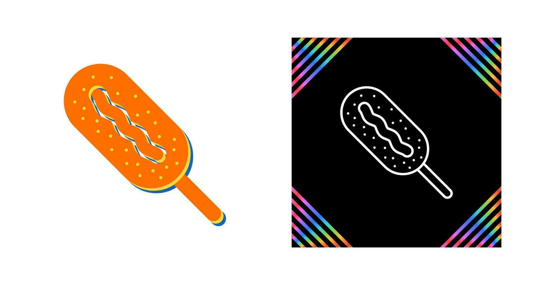 Corndog Vector Icon