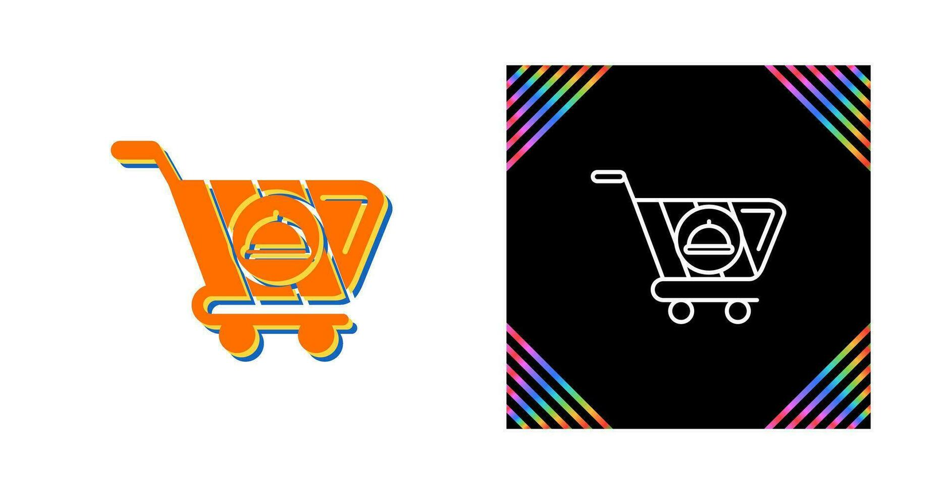 Food Cart Vector Icon