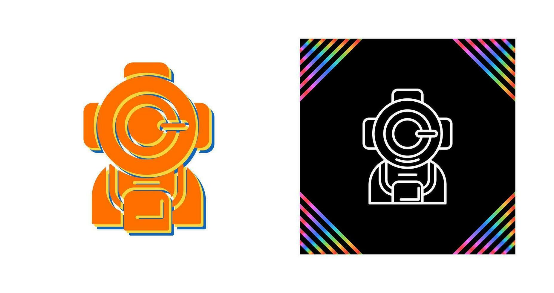 Diving Helmet Vector Icon