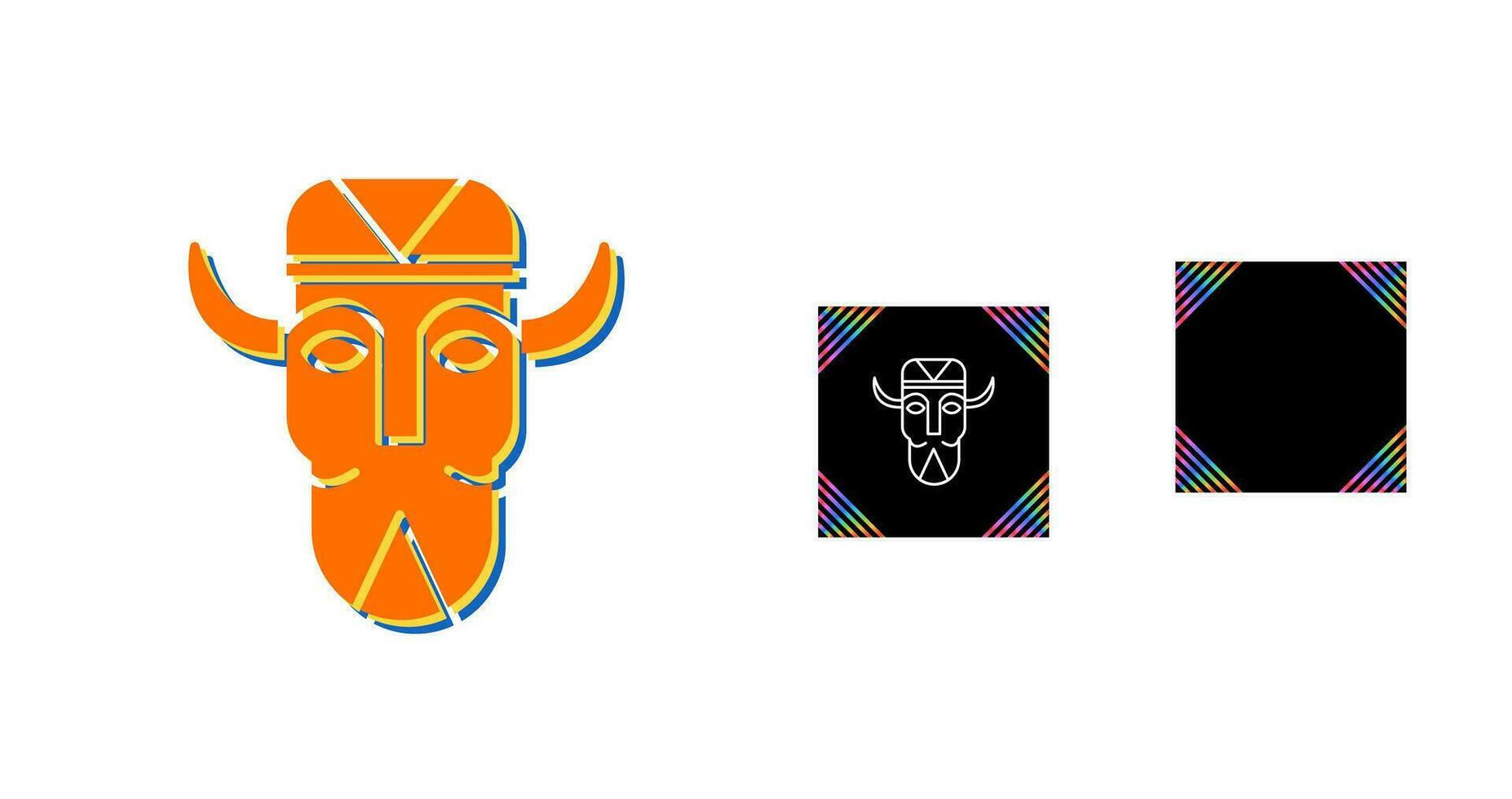 African Mask Vector Icon