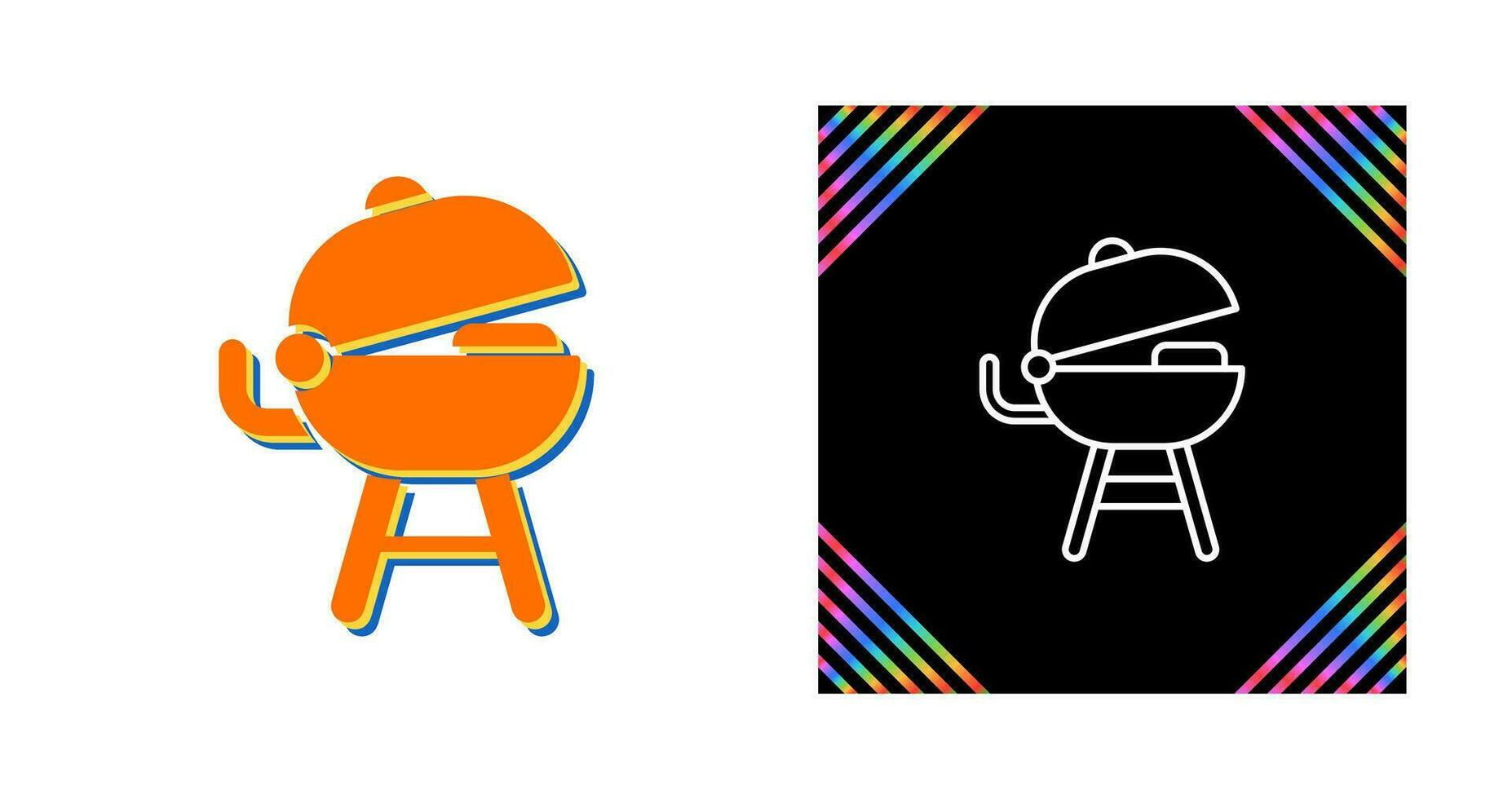 Grilled Vector Icon