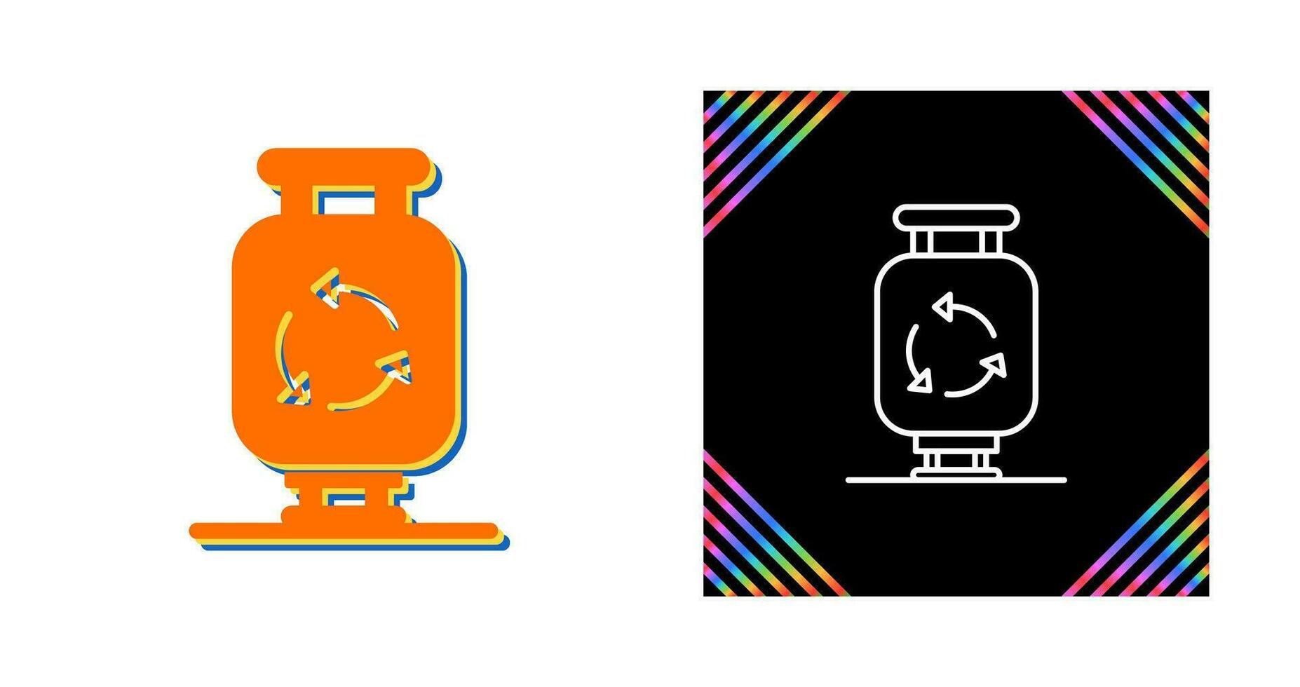 Gas Cylinder Vector Icon