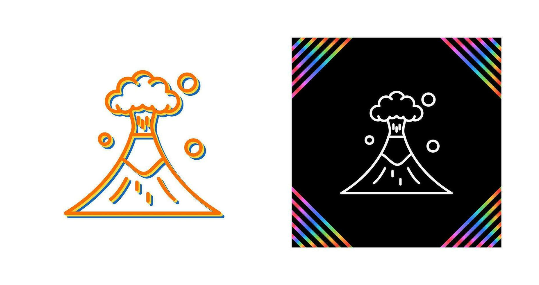 Volcano Vector Icon
