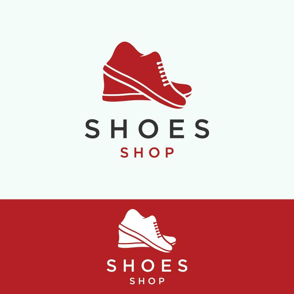 de los hombres zapato logo modelo diseño para corriendo o deporte.logo para zapato comercio, Moda y negocio. vector