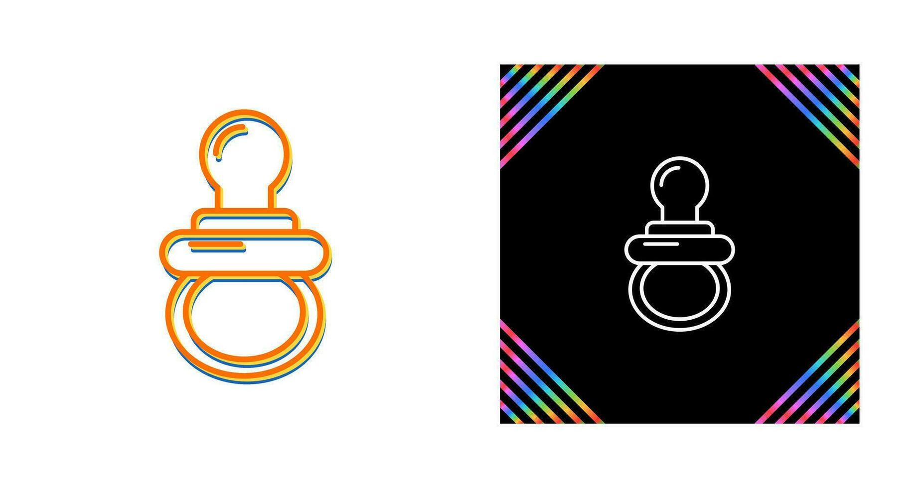 Pacifier Vector Icon