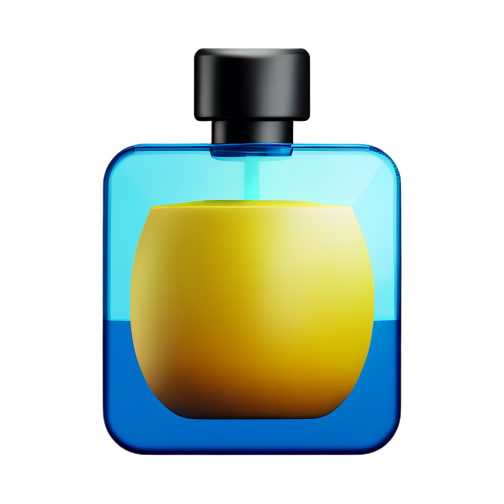 perfume 3d rendering icon illustration png