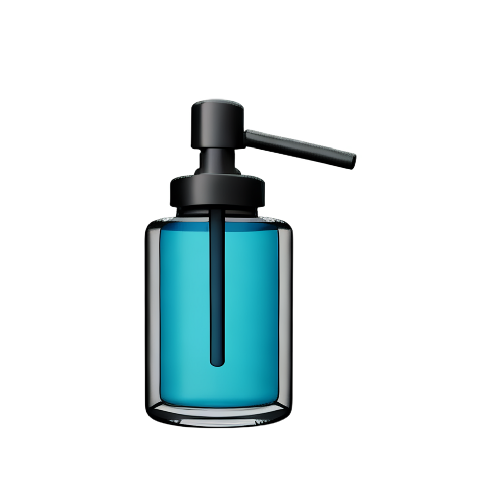 perfume 3d rendering icon illustration png