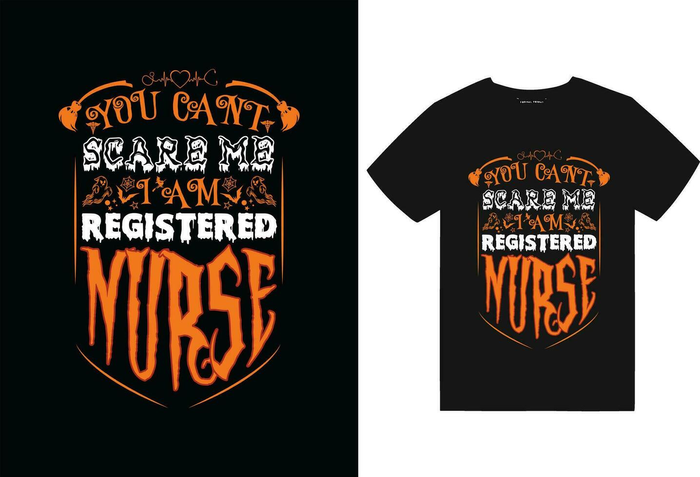 Halloween Typography T-Shirt Design vector