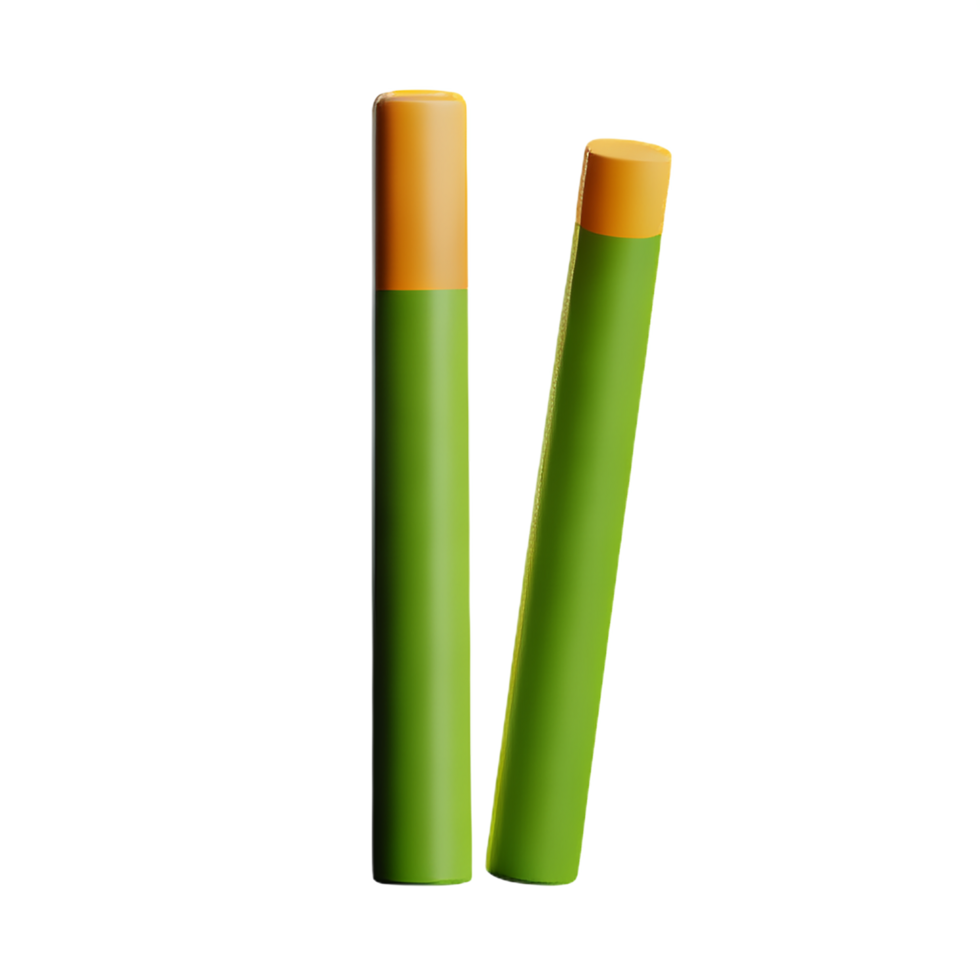 bamboo 3d rendering icon illustration png