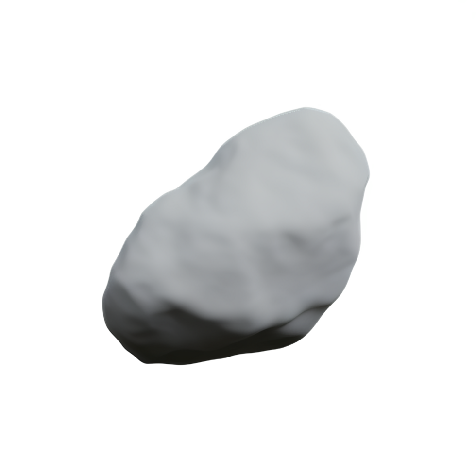 stone 3d rendering icon illustration png