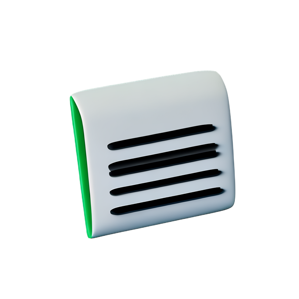 newspaper 3d rendering icon illustration png