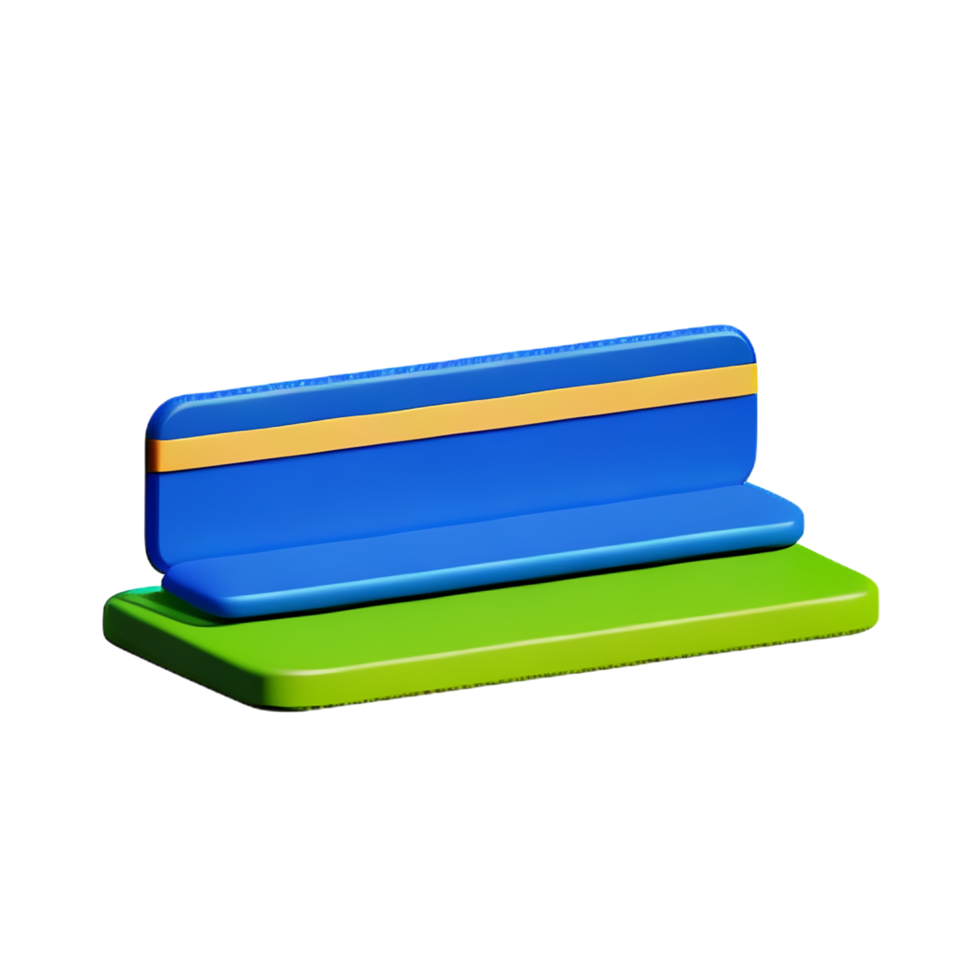 park 3d rendering icon illustration png