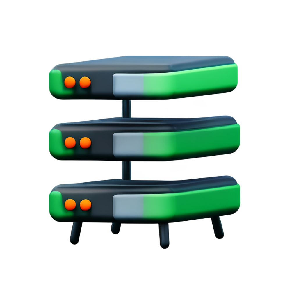 server 3d rendering icon illustration 28567065 PNG