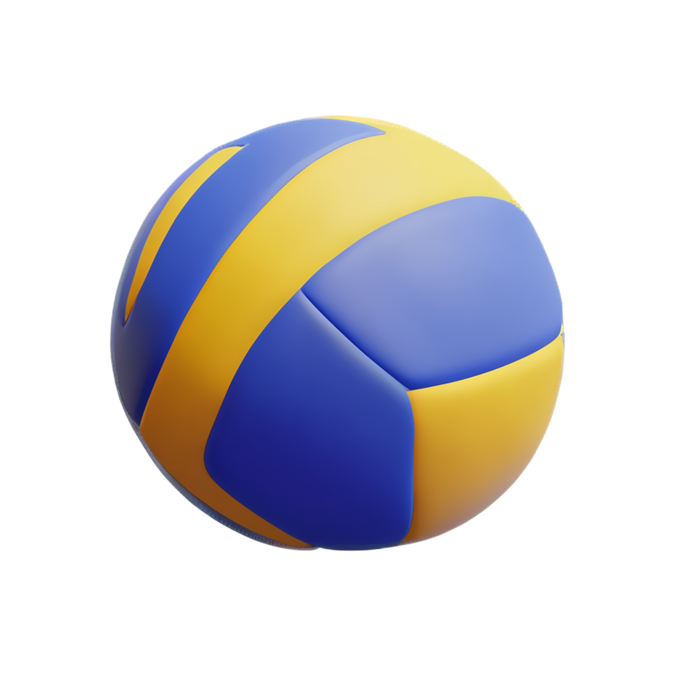 vóleibol 3d representación icono ilustración png