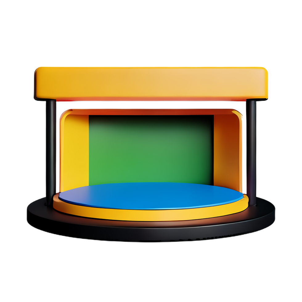 stage 3d rendering icon illustration 28567158 PNG