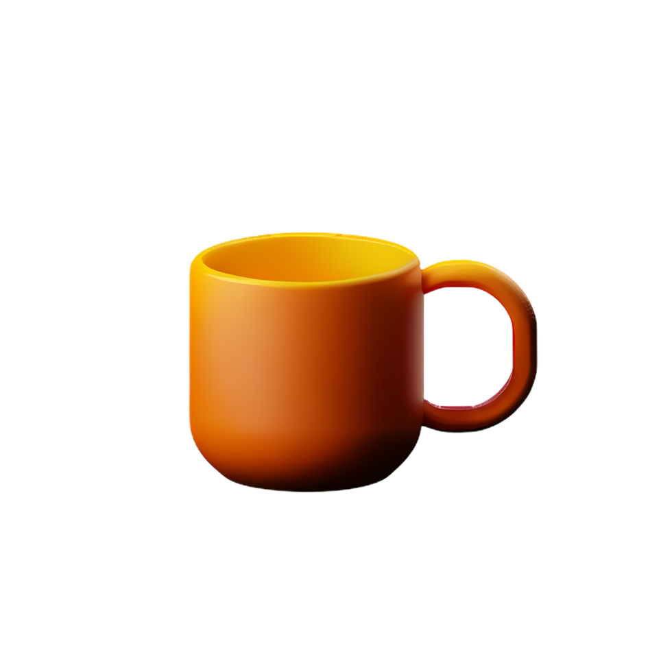 mug 3d rendering icon illustration png