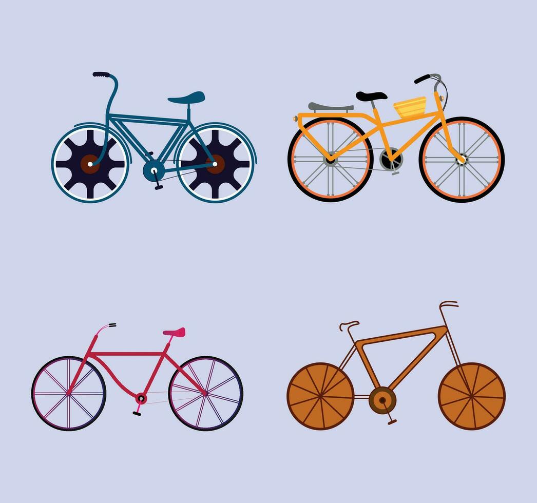 bicycle illustration design vector