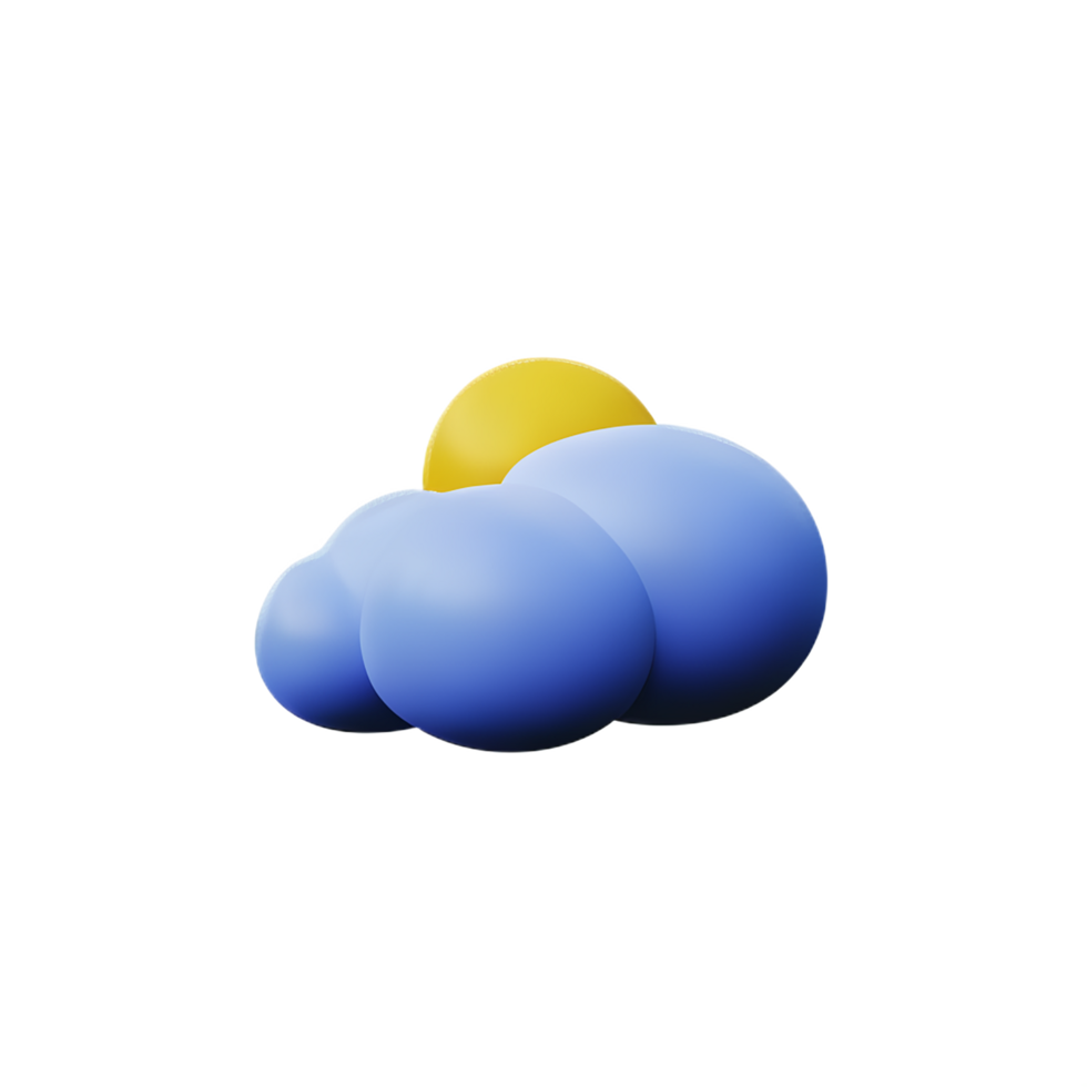 weather 3d rendering icon illustration png
