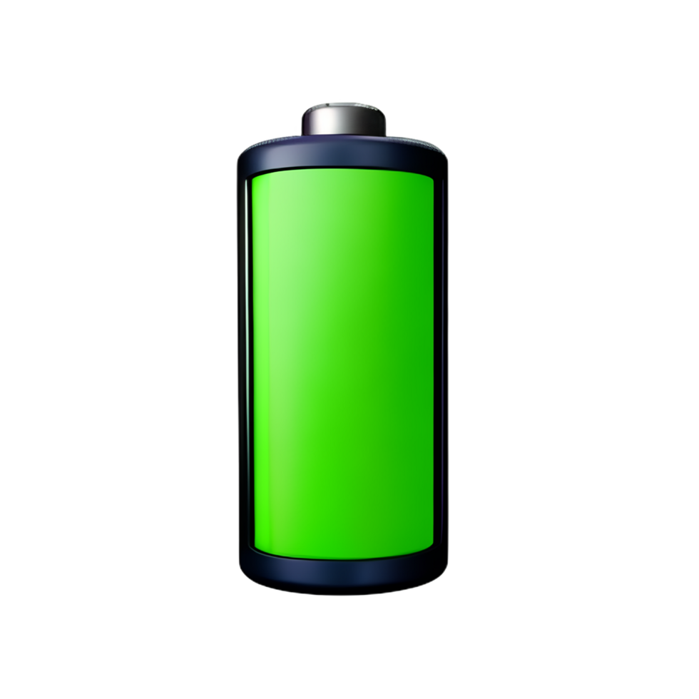 battery 3d rendering icon illustration png