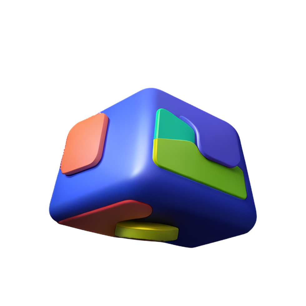 puzzle 3d rendering icon illustration 28567963 PNG