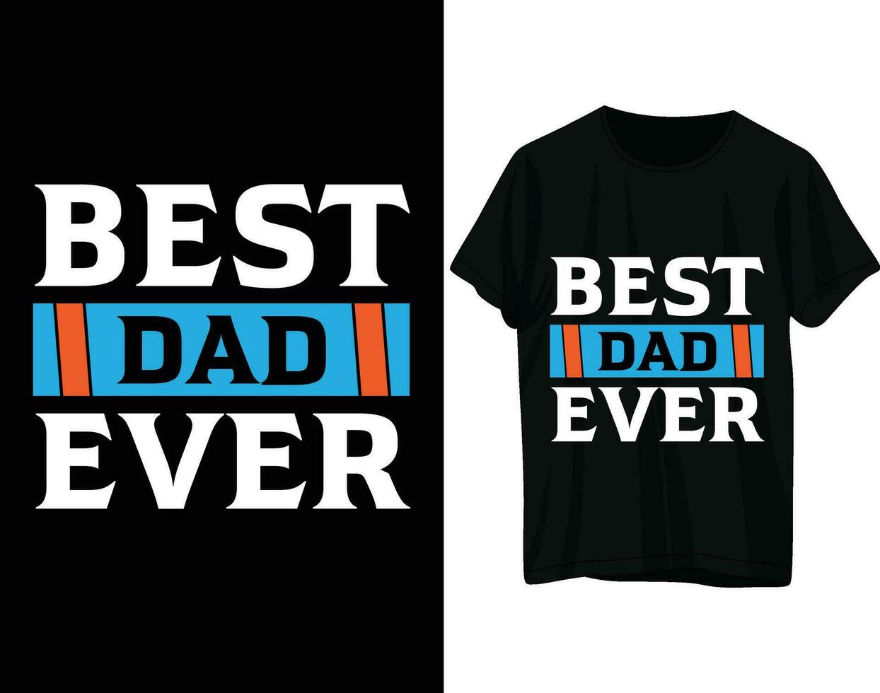 mejor papá nunca camiseta diseño vector