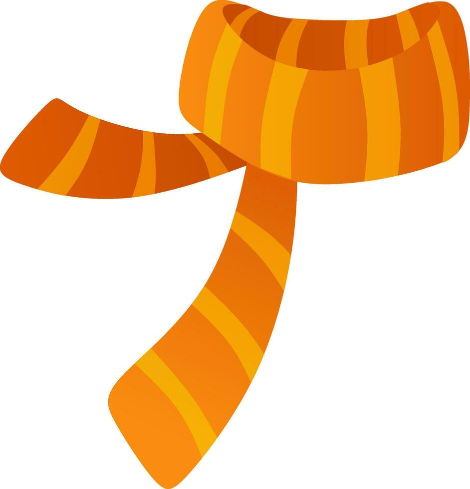 Scarf icon vector in winter season. Scarf design as an icon, symbol, winter or Christmas celebration. Scarf icon graphic resource for cold season design. Winter clothes to keep the body warm