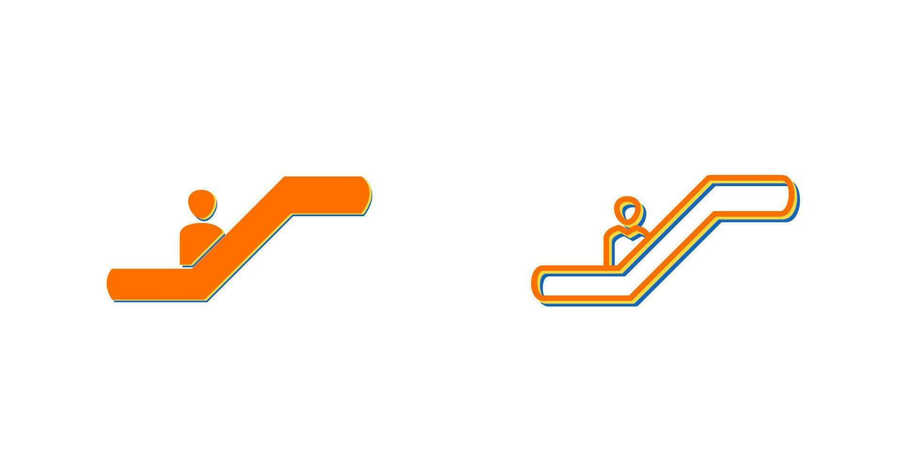 Escalator Vector Icon