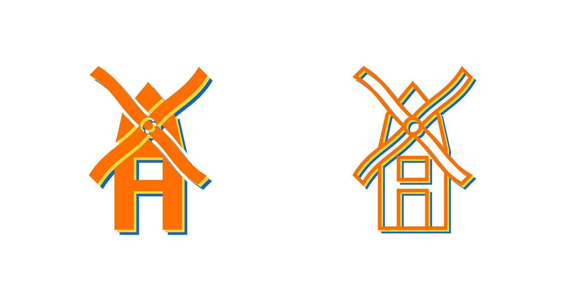 Windmill Vector Icon