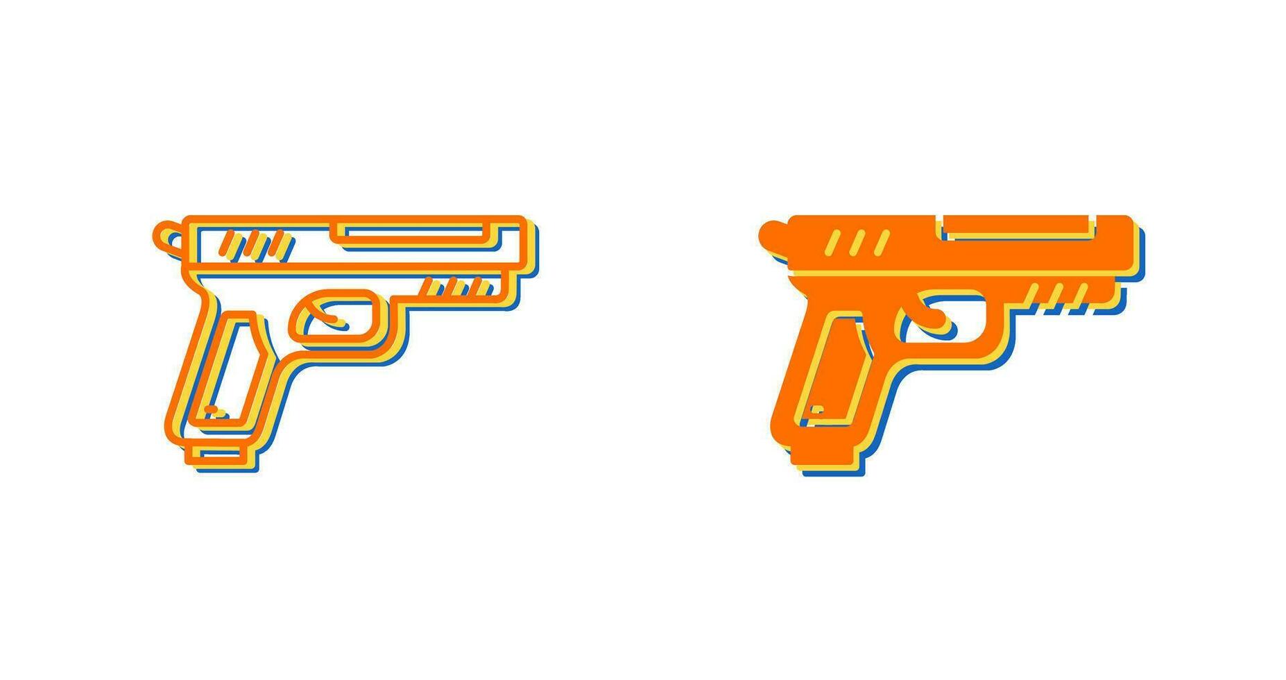 icono de vector de pistola