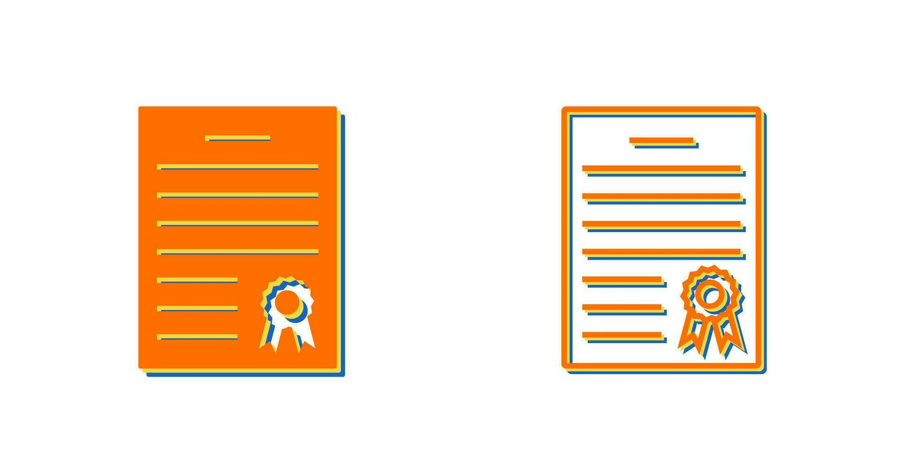 Diploma Vector Icon
