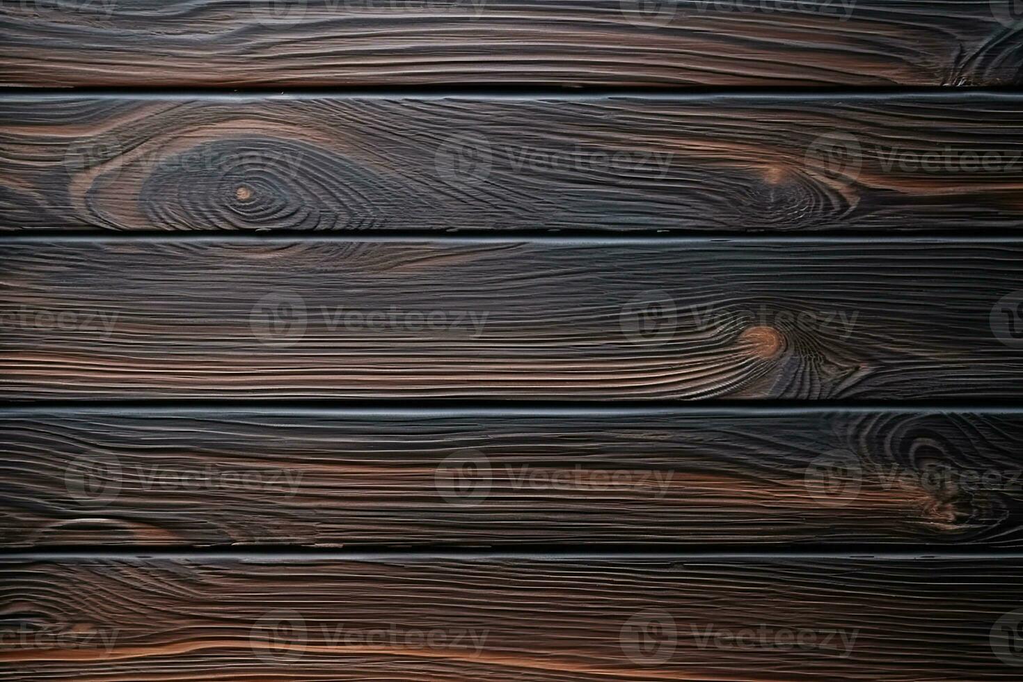 A wooden wall with a dark brown stain, close up of a wood wall with a dark background photo
